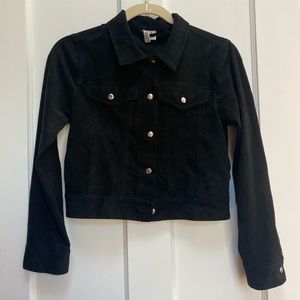 Faux suede over shirt